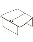 Офисная мебель Xten Стол двойной X2CT 169.3