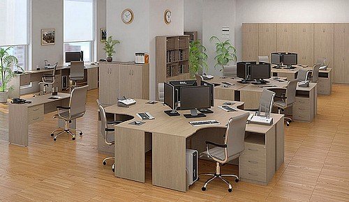 Комплект мебели для офиса NOVA S - вид 1