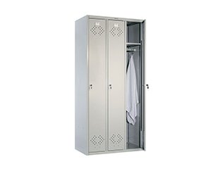 Металлический шкаф для одежды МД LS(LE)-31 - вид 1